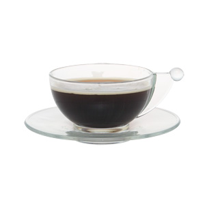  보르고노보 커피잔 &amp; 소서  유리로 제작된 깨끗한 커피잔&amp;받침 